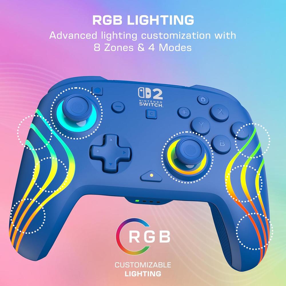 MANDO TURTLE BEACH AFTERGLOW WAVE RGB SWITCH / SWITCH 2 | BLUE - 4