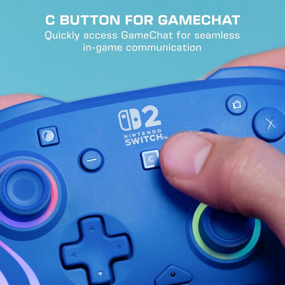 MANDO TURTLE BEACH AFTERGLOW WAVE RGB SWITCH / SWITCH 2 | BLUE - 5