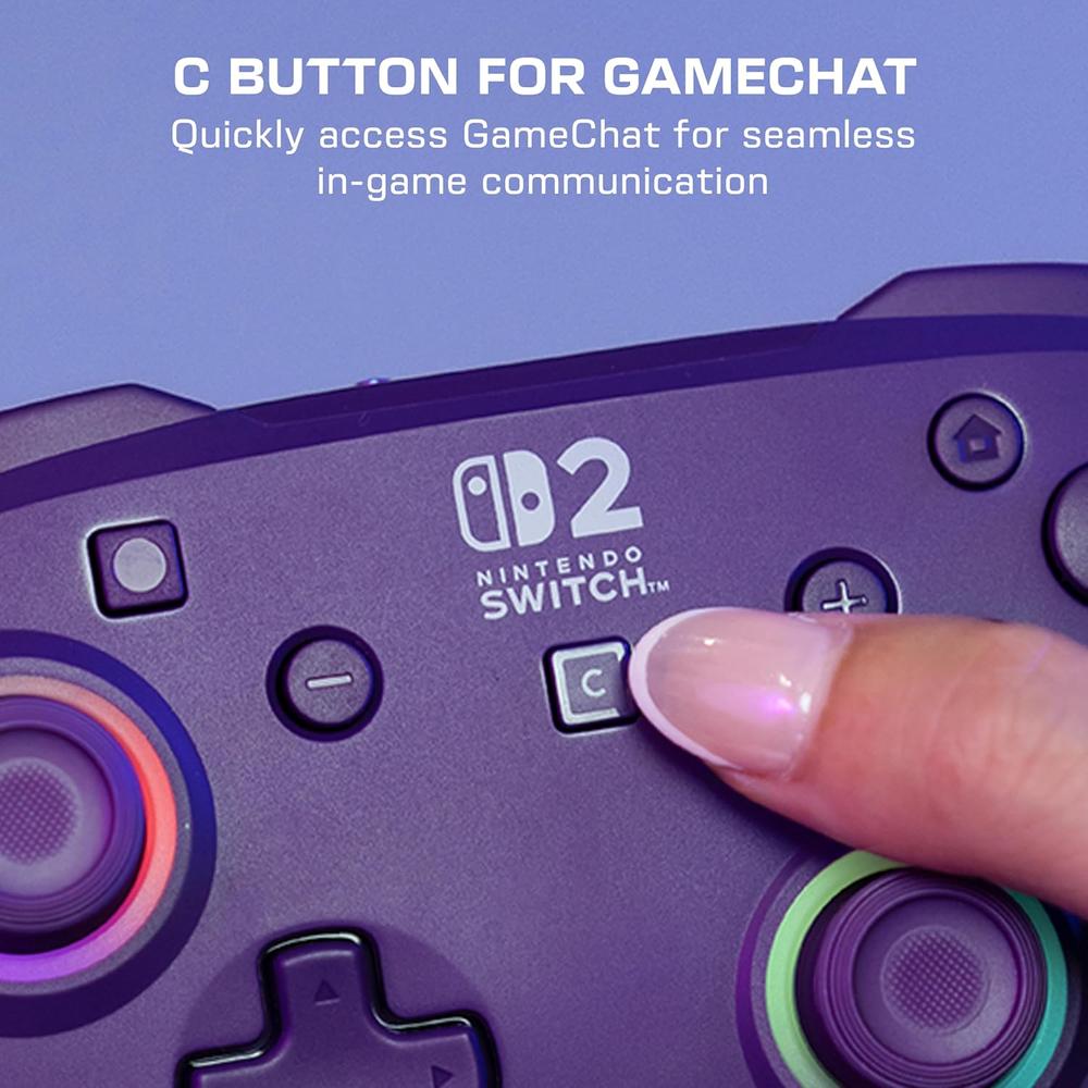MANDO TURTLE BEACH AFTERGLOW WAVE RGB SWITCH / SWITCH 2 | PURPLE - 5