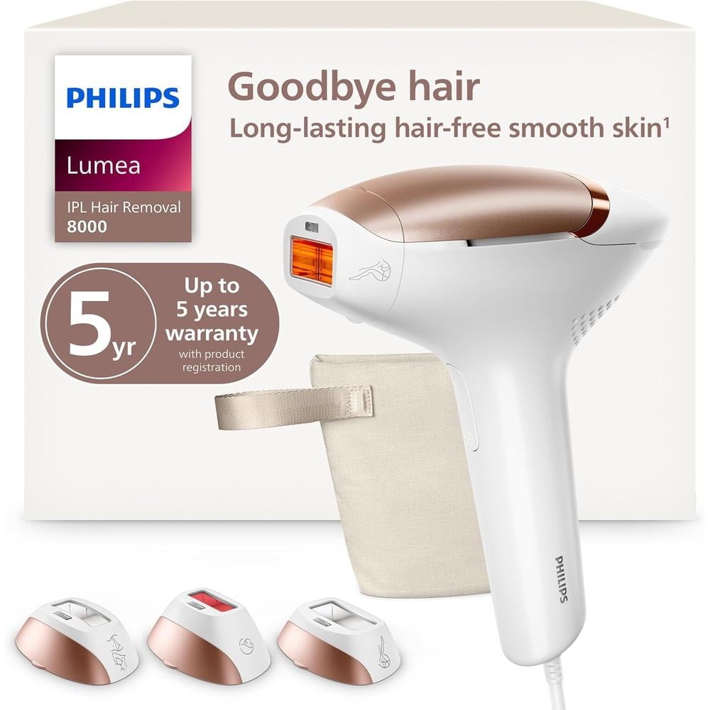 DEPILADORA IPL PHILIPS LUMEA SERIES 8000 BRI937/03 - 1