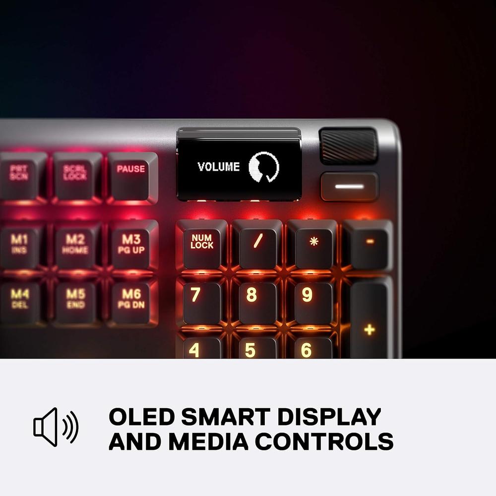 TECLADO ALÁMBRICO MECÁNICO APEX 5 STEELSERIES | RGB - 4