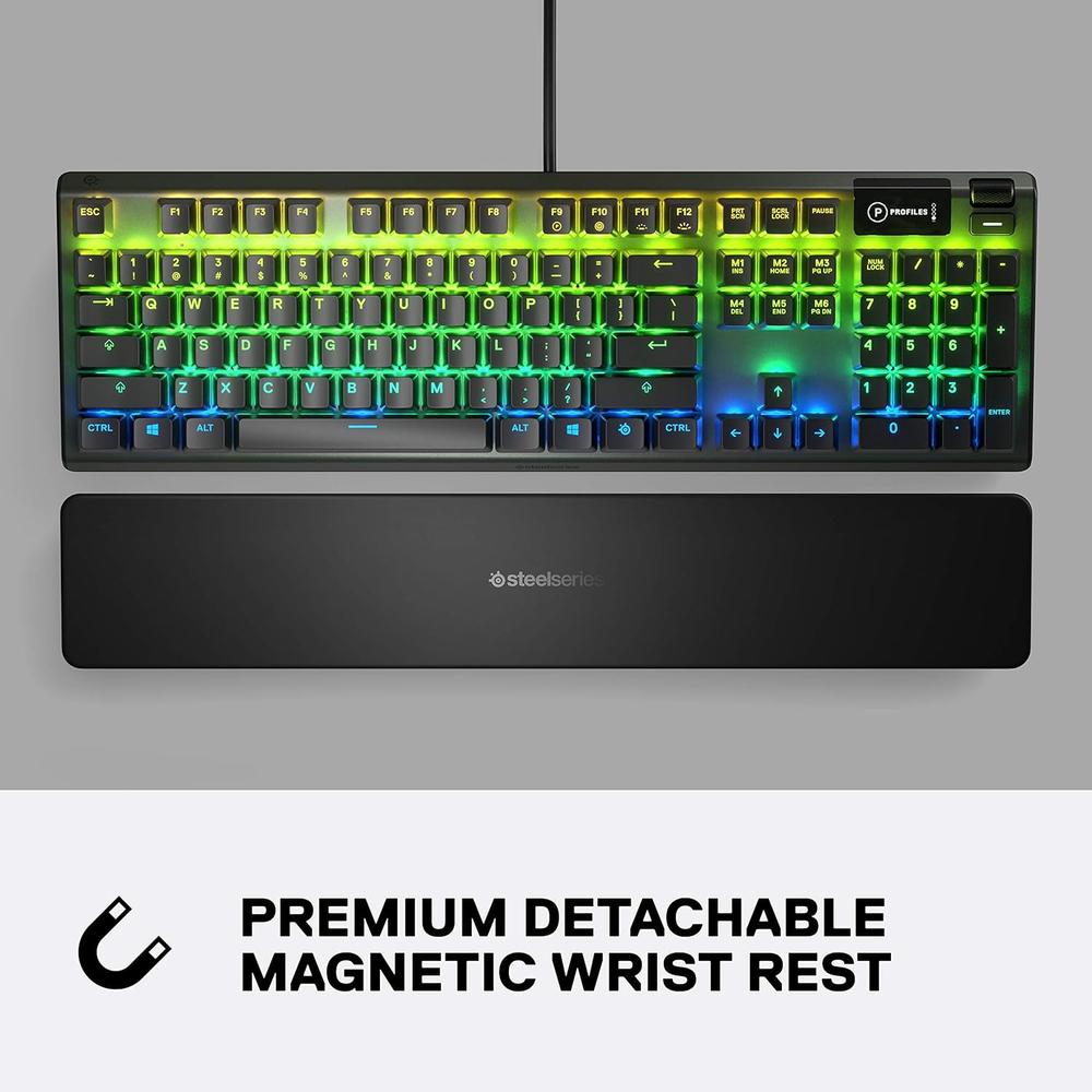 TECLADO ALÁMBRICO MECÁNICO APEX 5 STEELSERIES | RGB - 5