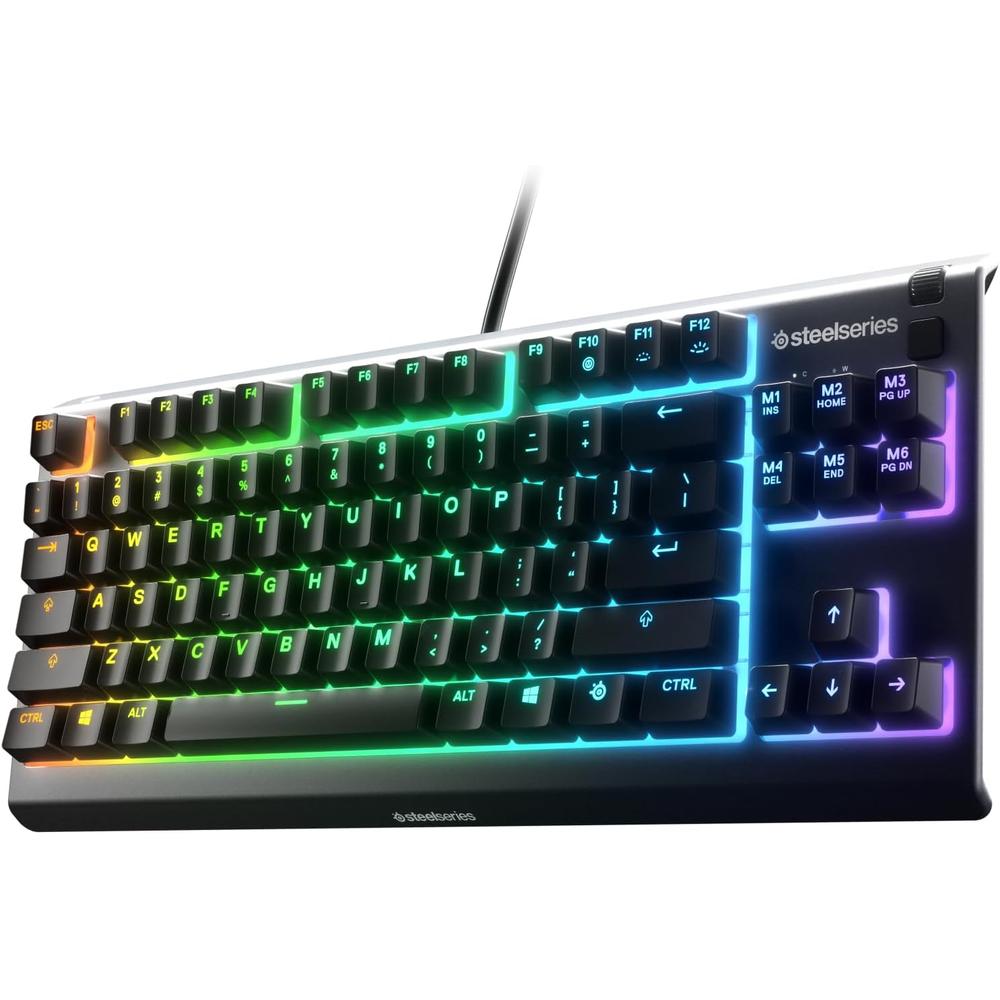 TECLADO ALÁMBRICO APEX 3 TKL STEELSERIES | NEGRO - 1
