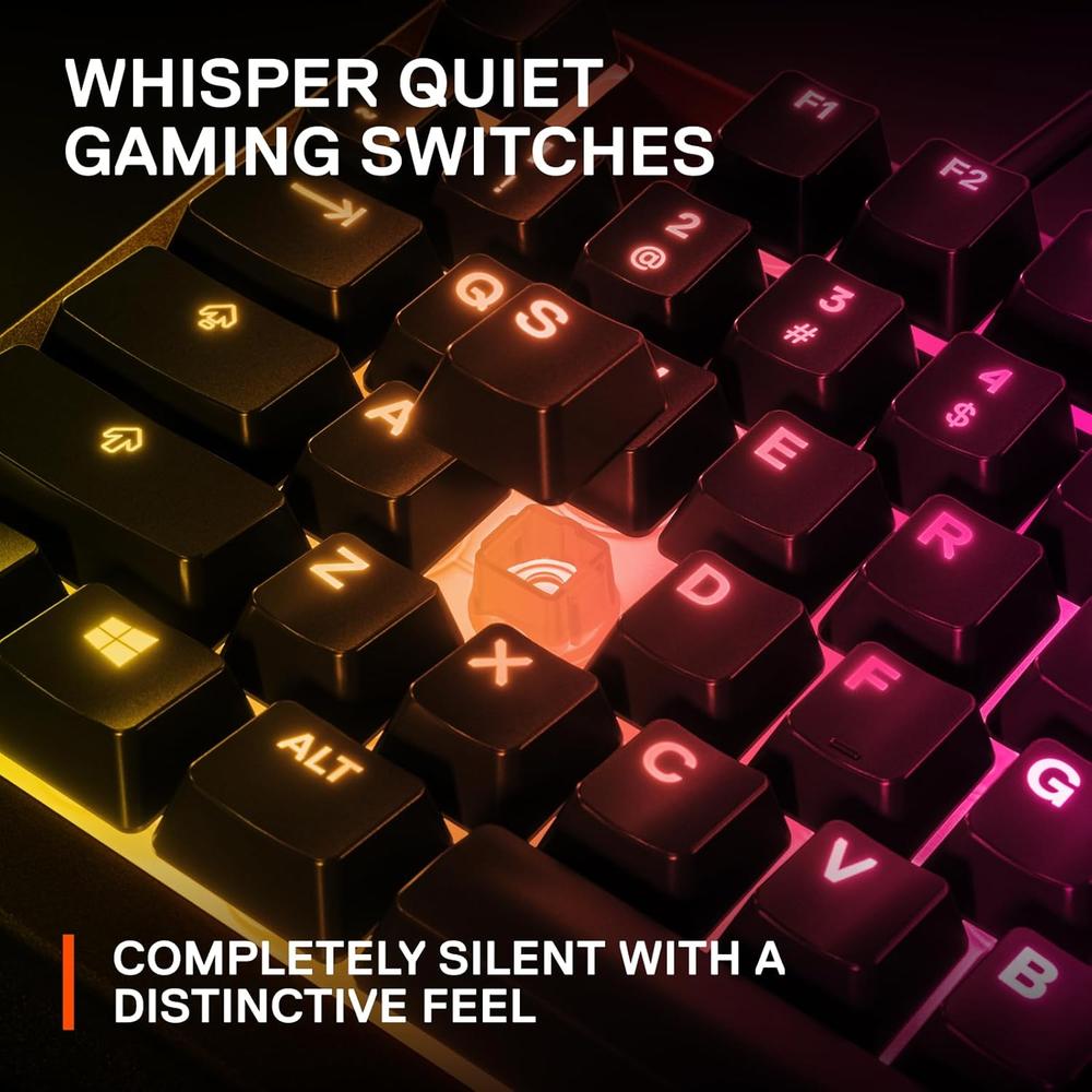 TECLADO ALÁMBRICO APEX 3 TKL STEELSERIES | NEGRO - 4