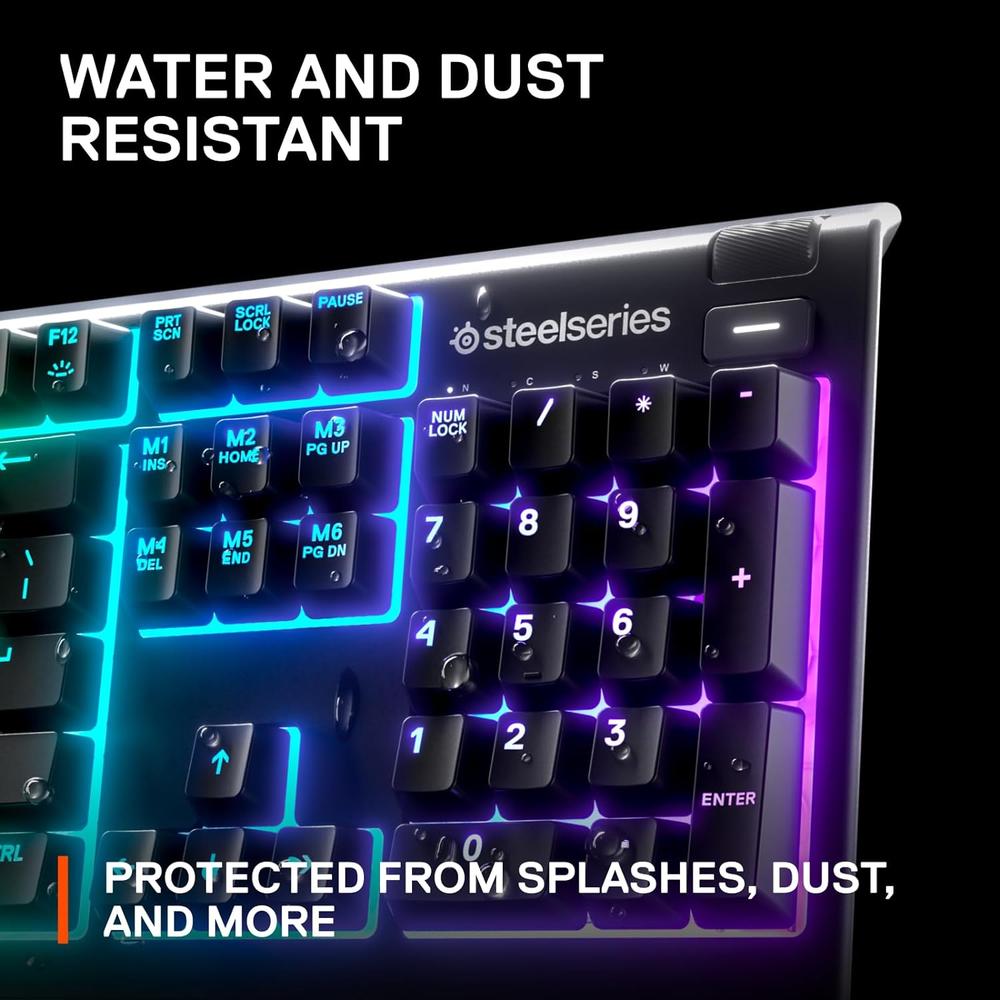 TECLADO ALÁMBRICO APEX 3 STEELSERIES | NEGRO - 5