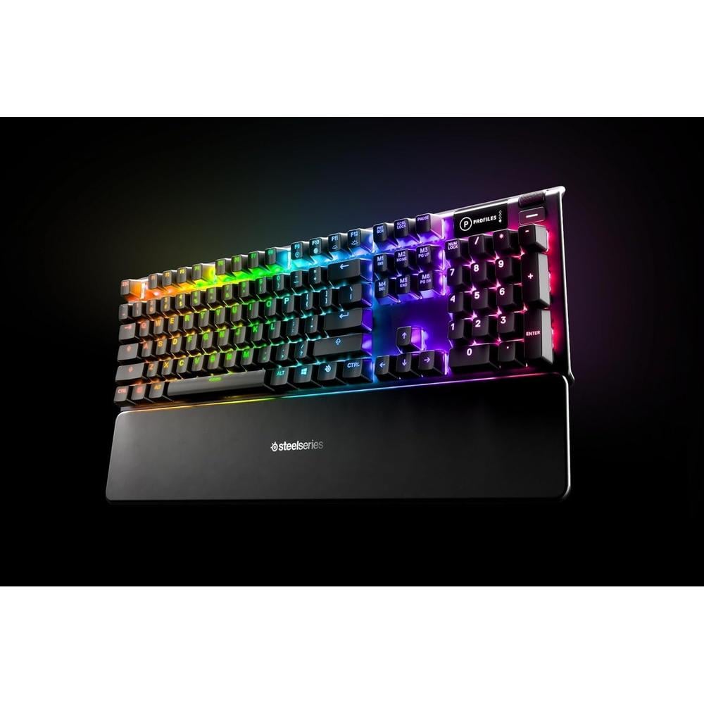 TECLADO ALÁMBRICO MECÁNICO APEX 5 STEELSERIES | SWITCH HÍBRIDO AZUL - 3