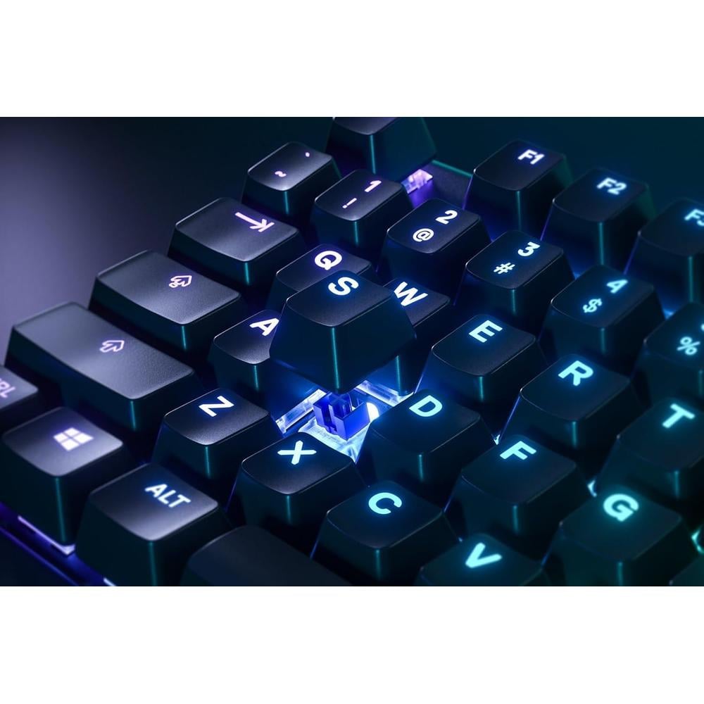 TECLADO ALÁMBRICO MECÁNICO APEX 5 STEELSERIES | SWITCH HÍBRIDO AZUL - 5