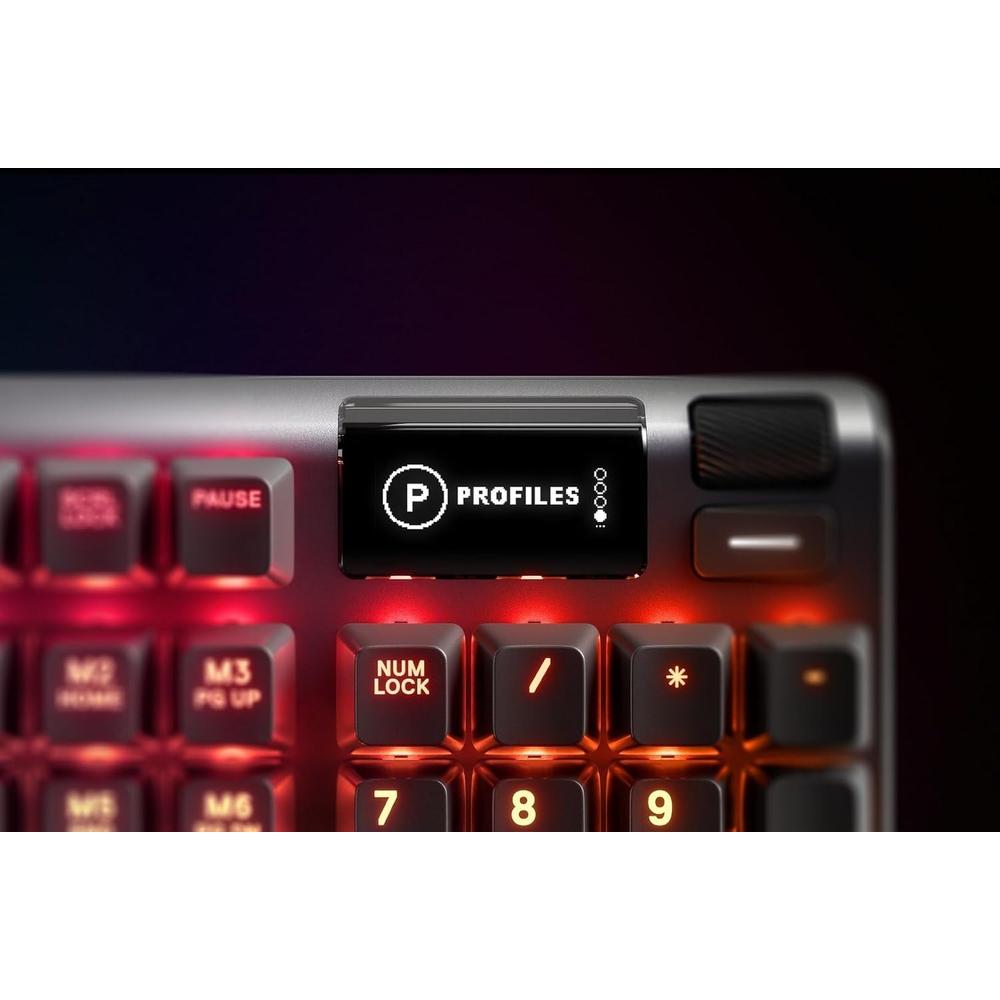 TECLADO ALÁMBRICO MECÁNICO APEX 5 STEELSERIES | SWITCH HÍBRIDO AZUL - 6