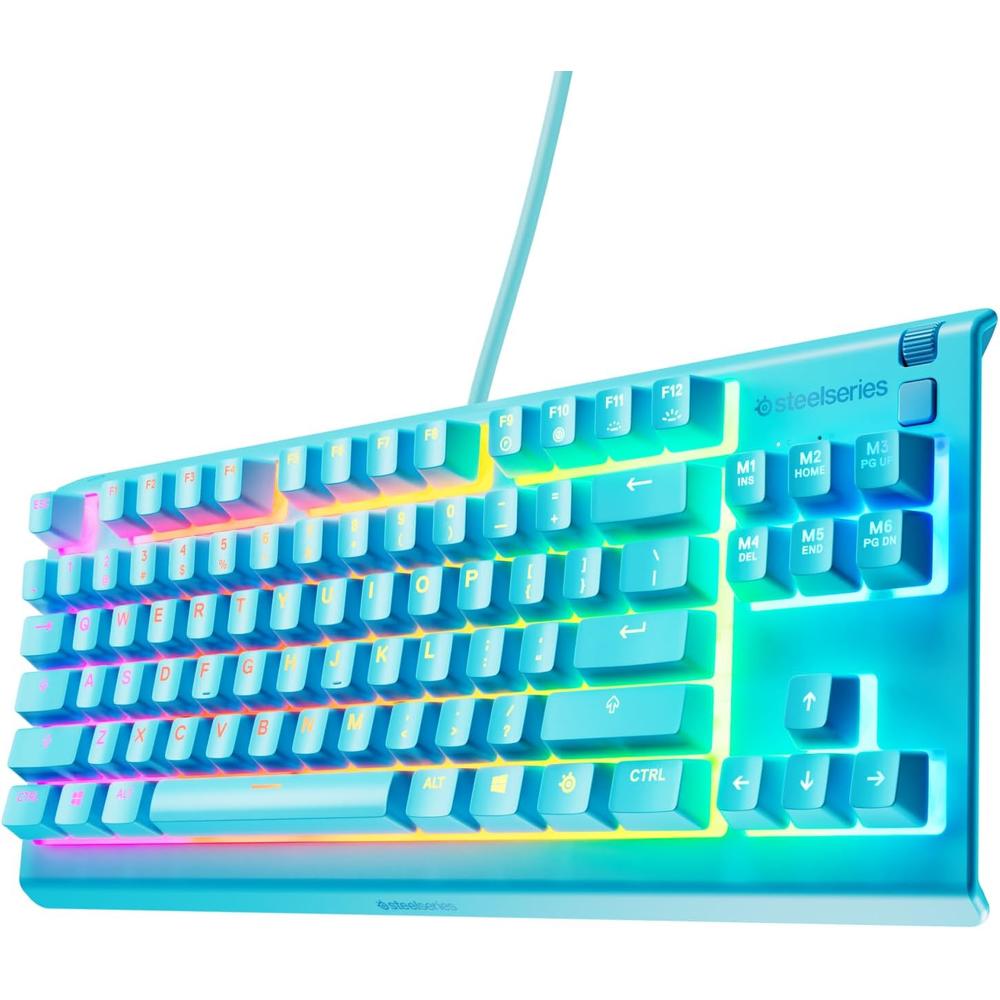 TECLADO ALÁMBRICO APEX 3 TKL STEELSERIES | AQUA - 1