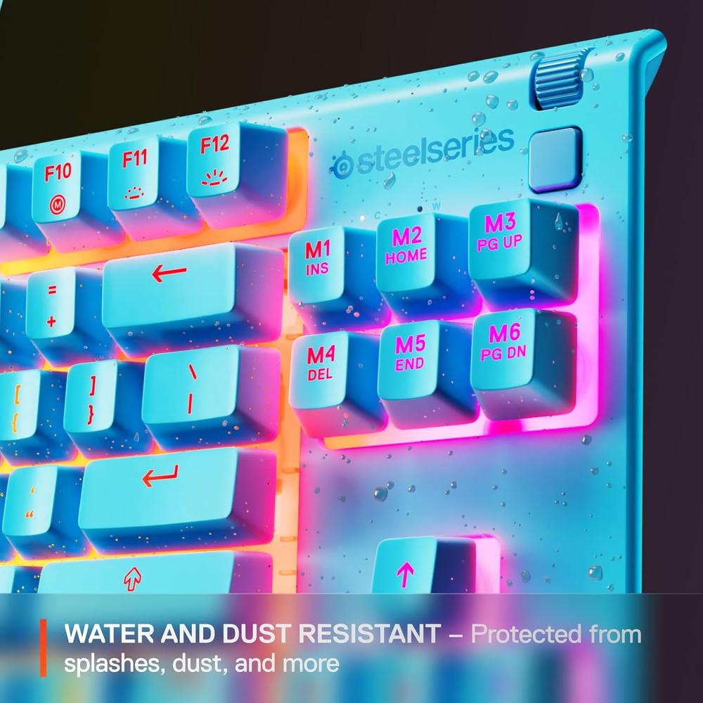 TECLADO ALÁMBRICO APEX 3 TKL STEELSERIES | AQUA - 5