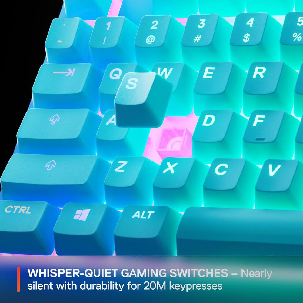 TECLADO ALÁMBRICO APEX 3 TKL STEELSERIES | AQUA - 6