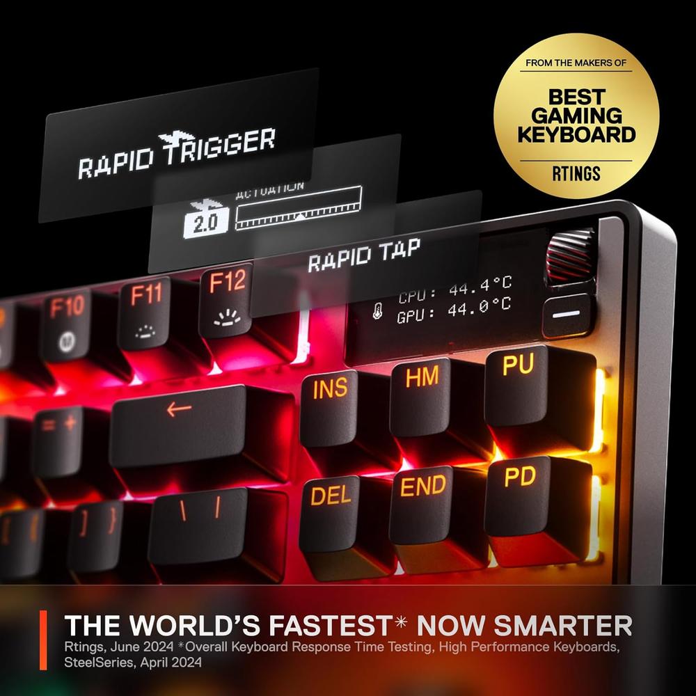 TECLADO INALÁMBRICO MECÁNICO APEX PRO TKL GEN 3 WRIST REST STEELSERIES | RGB - 2