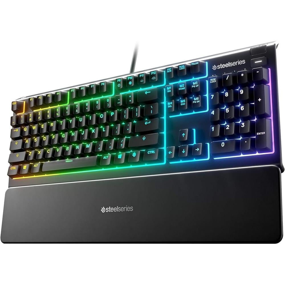 (REACONDICIONADO) TECLADO ALÁMBRICO APEX 3 EN STEELSERIES | NEGRO - 1