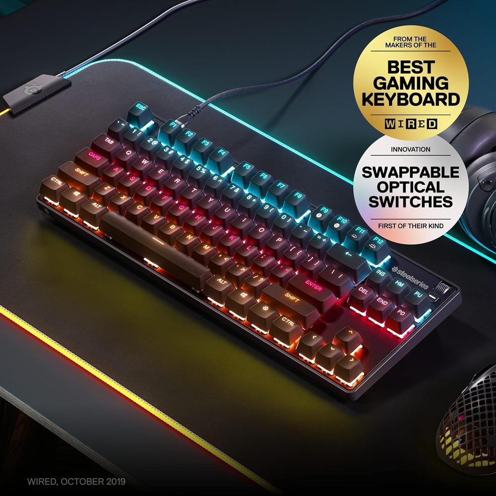 TECLADO ALÁMBRICO MECÁNICO APEX 9 TKL US STEELSERIES | RGB - 3