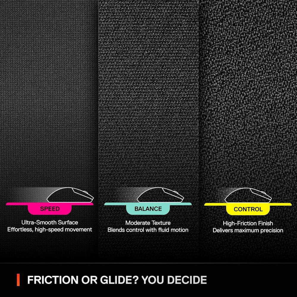 MOUSEPAD QCK XL SPEED PERFORMANCE STEELSERIES | NEGRO - 6