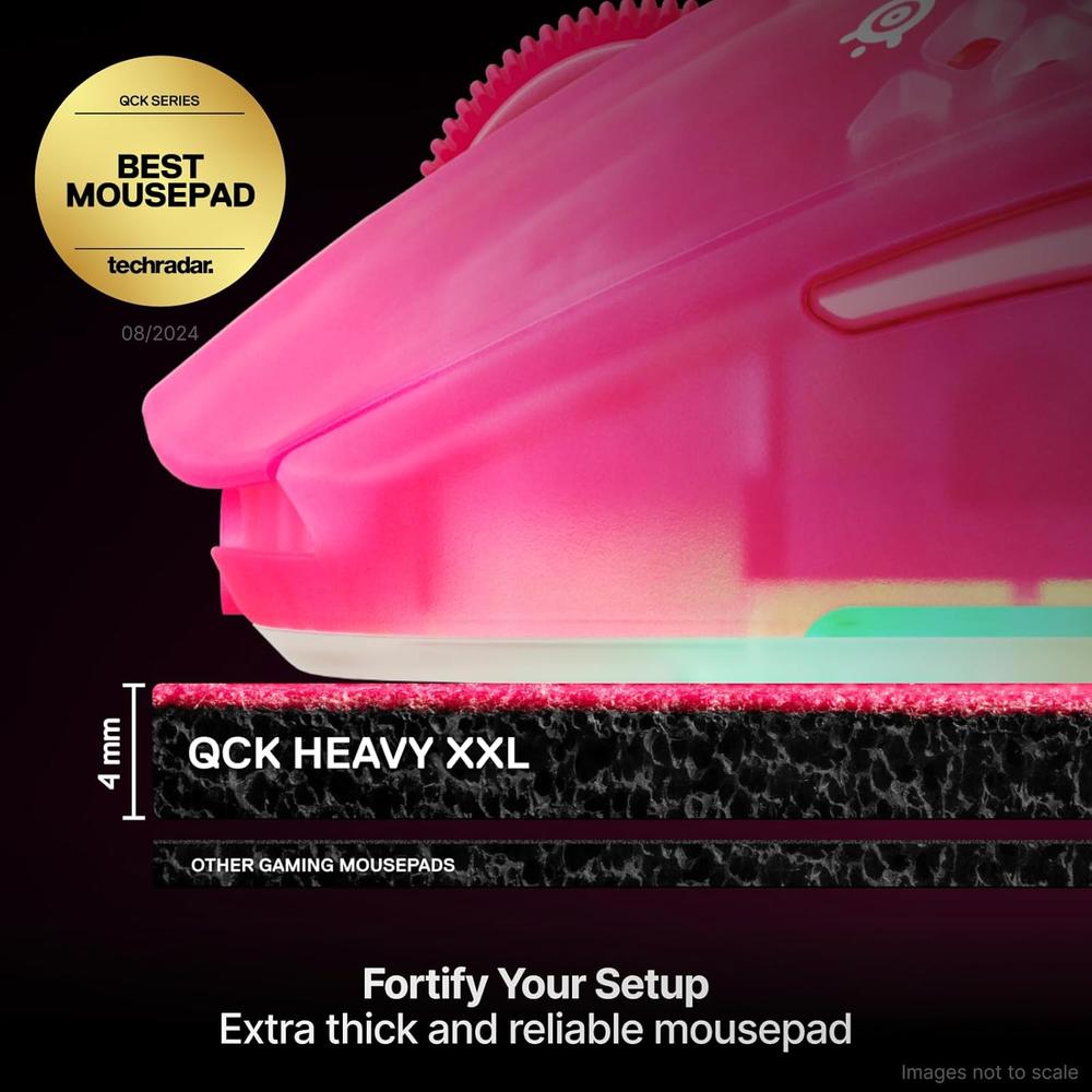 MOUSEPAD QCK XXL HEAVY STEELSERIES | MAGENTA - 2