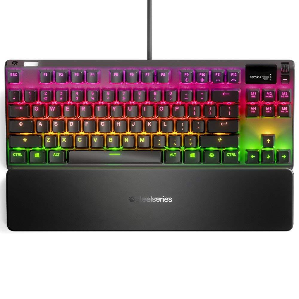 TECLADO ALÁMBRICO MECÁNICO USB APEX 7 TKL STEELSERIES | RGB - 1