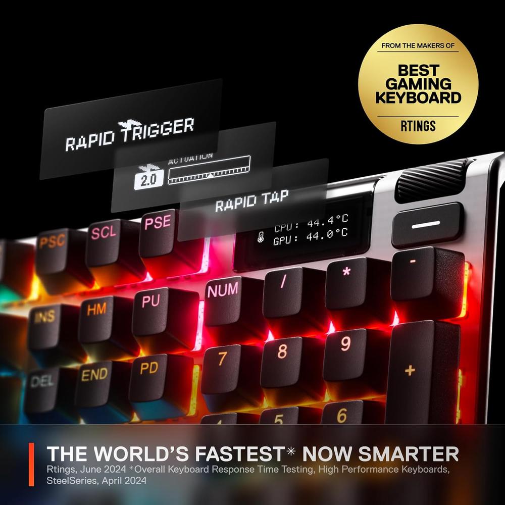 (REACONDICIONADO) TECLADO ALÁMBRICO MECÁNICO APEX PRO GEN 3 STEELSERIES | NEGRO - 2