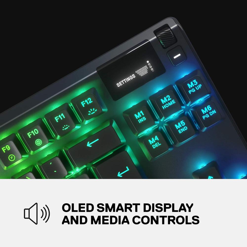 TECLADO ALÁMBRICO MECÁNICO APEX 7 TKL STEELSERIES | SWITCH ROJO - 5