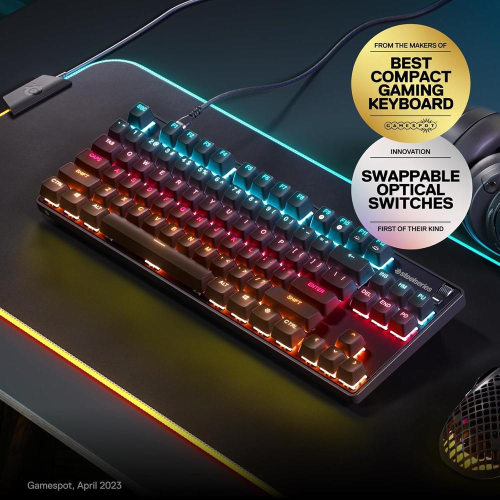 (REACONDICIONADO) TECLADO ALÁMBRICO MECÁNICO APEX 9 TKL STEELSERIES | RGB - 2