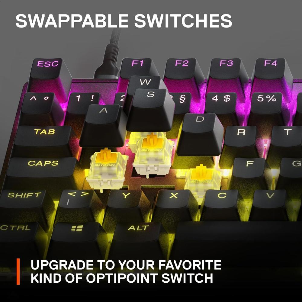 (REACONDICIONADO) TECLADO ALÁMBRICO MECÁNICO APEX 9 TKL STEELSERIES | RGB - 6