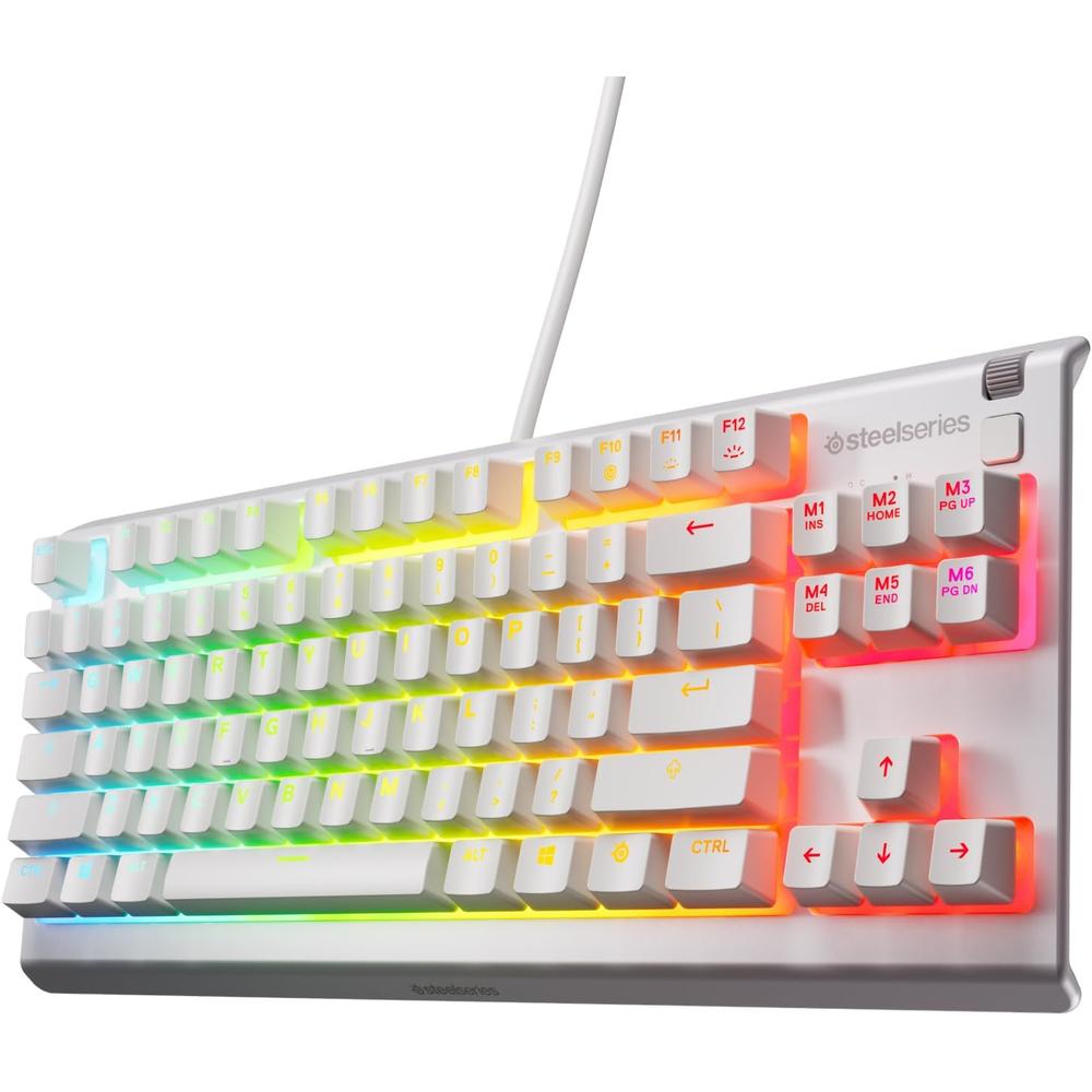 (REACONDICIONADO) TECLADO ALÁMBRICO APEX 3 TKL STEELSERIES | BLANCO - 1