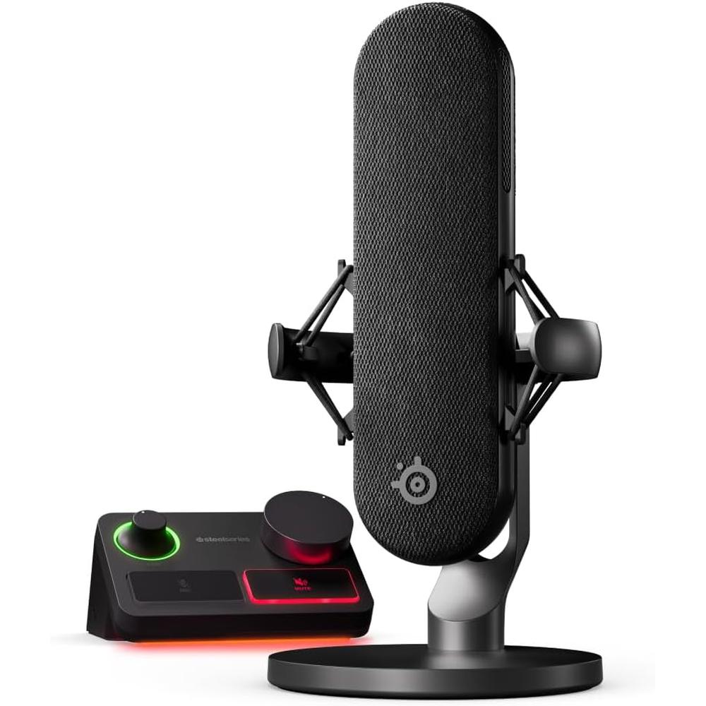 MICRÓFONO XLR ALIAS PRO KIT STEELSERIES | NEGRO - 1