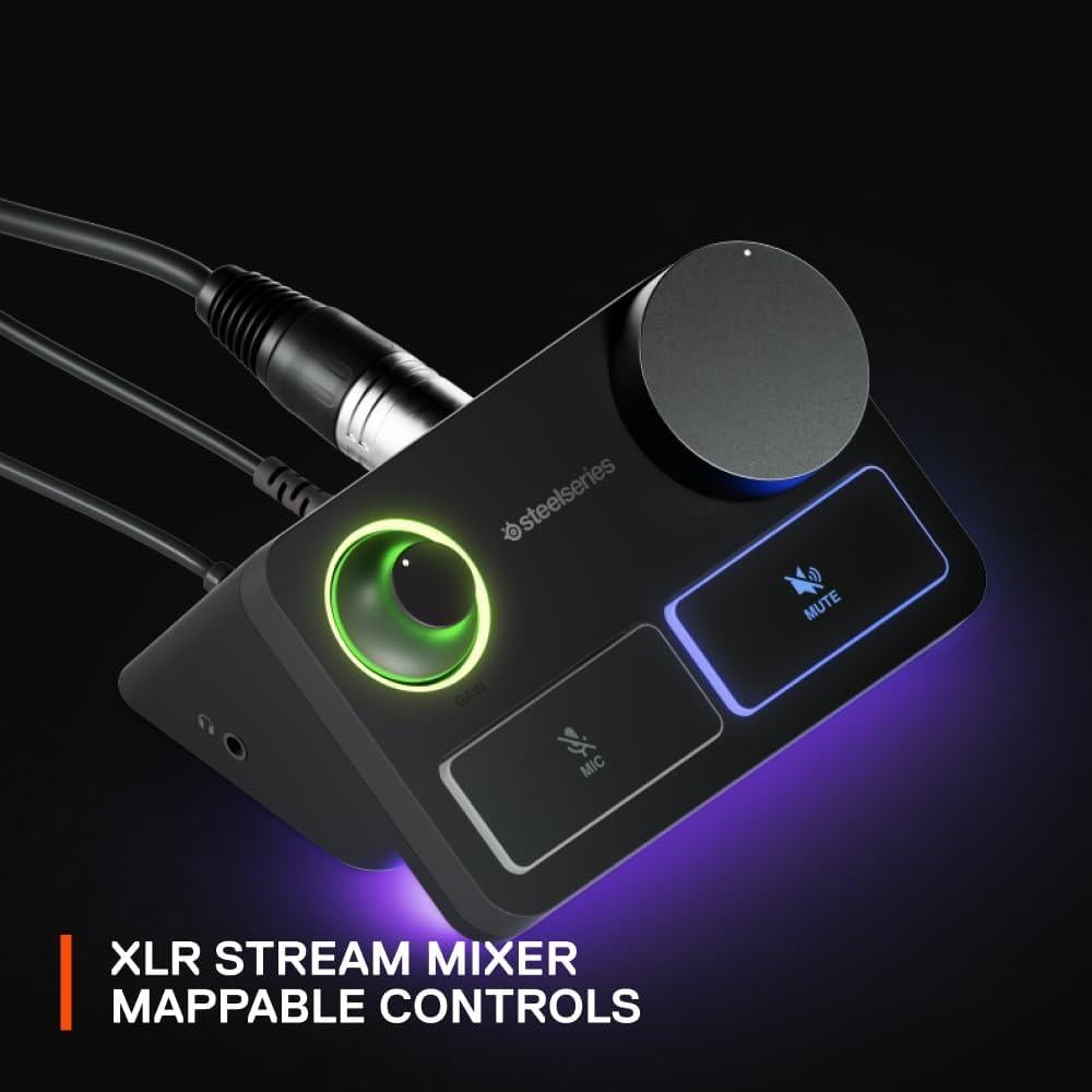 MICRÓFONO XLR ALIAS PRO KIT STEELSERIES | NEGRO - 4
