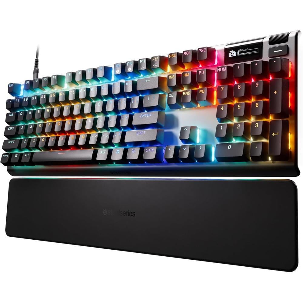 TECLADO ALÁMBRICO MECÁNICO APEX PRO GEN 3 STEELSERIES | NEGRO - 1