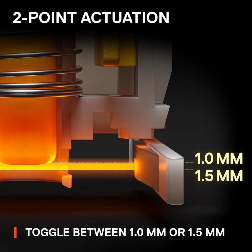 TECLADO ALÁMBRICO MECÁNICO APEX 9 MINI STEELSERIES | RGB - 5