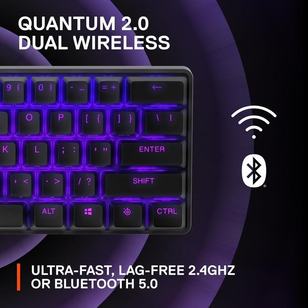 TECLADO INALÁMBRICO MECÁNICO APEX PRO MINI STEELSERIES | RGB - 6