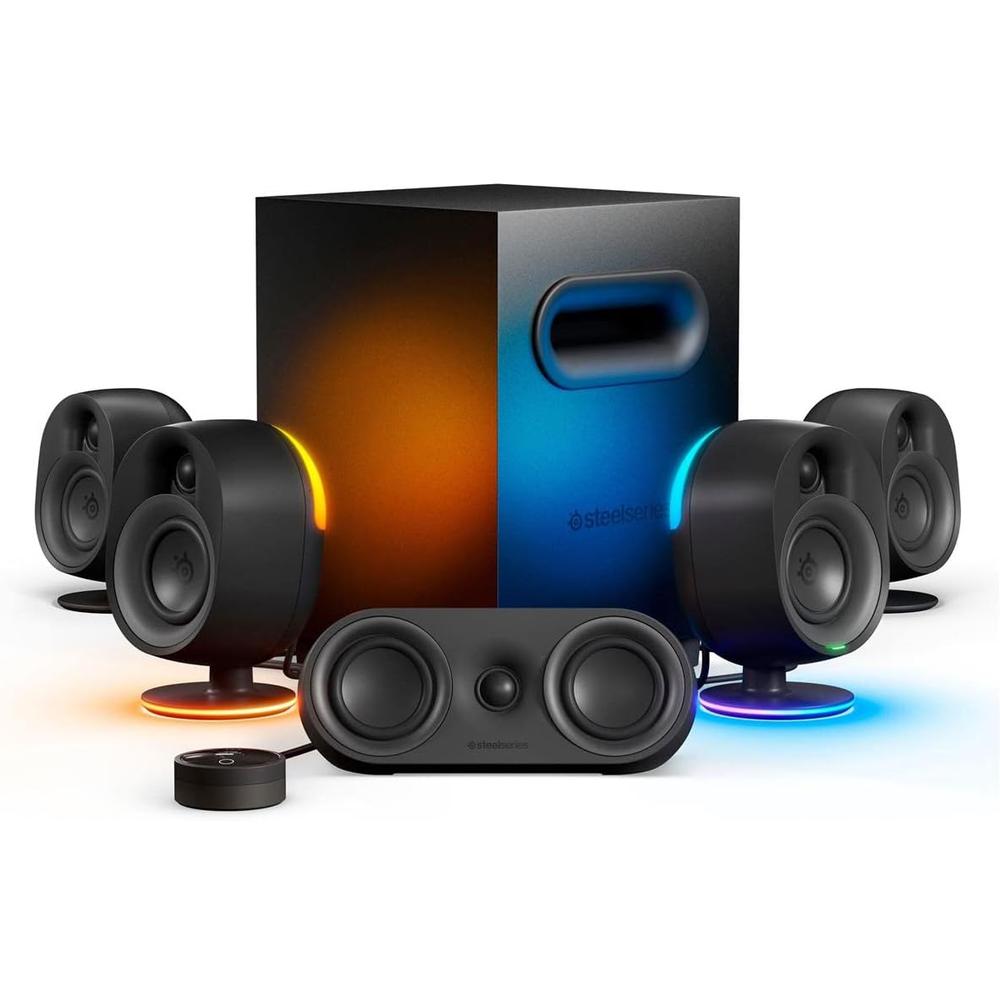 PARLANTES BLUETOOTH 5.1 ARENA 9 STEELSERIES | NEGRO - 1
