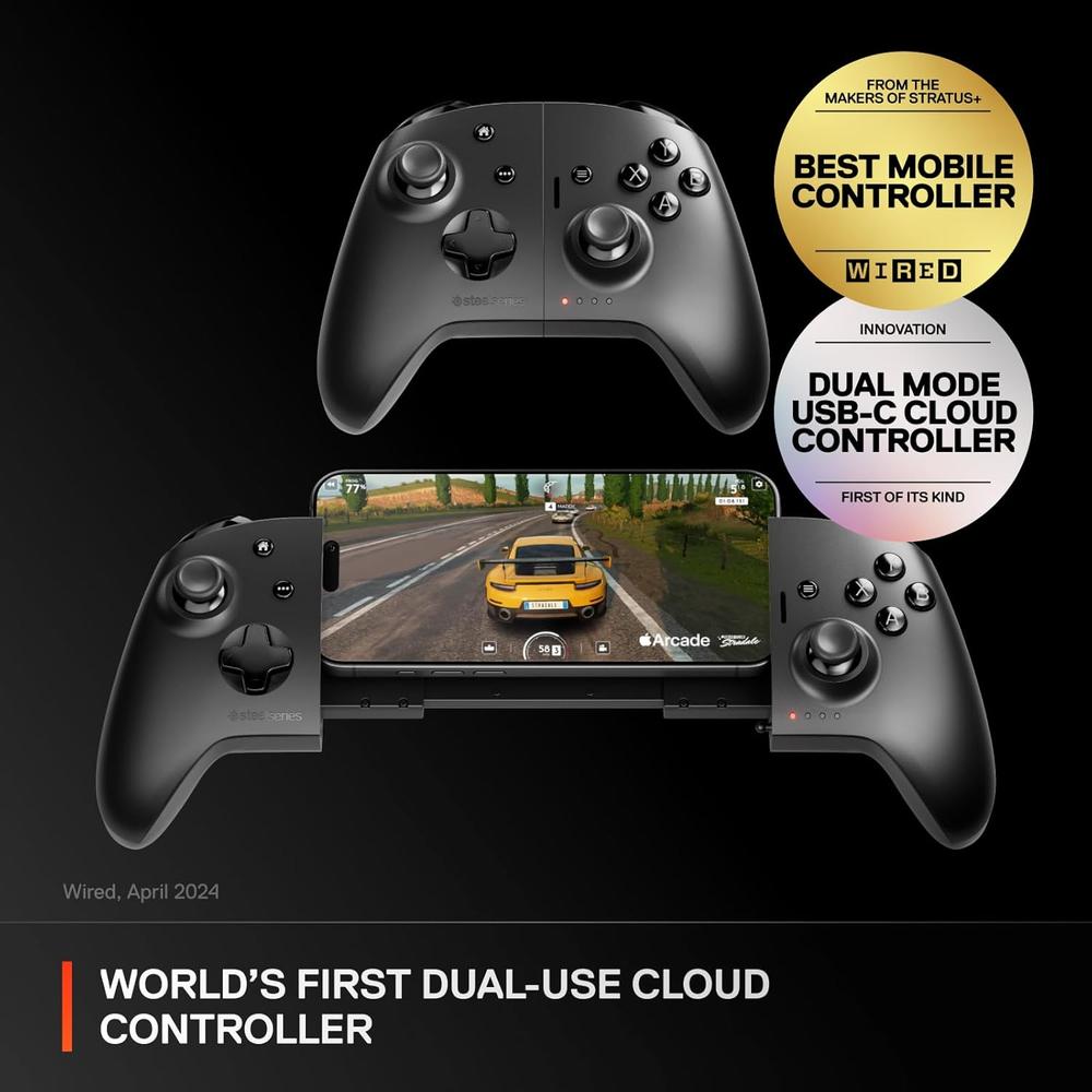 MANDO INALÁMBRICO NIMBUS CLOUD STEELSERIES | NEGRO - 2