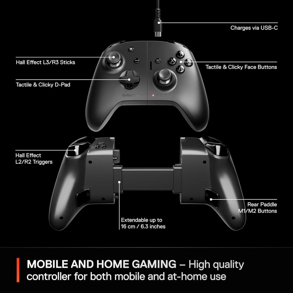 MANDO INALÁMBRICO NIMBUS CLOUD STEELSERIES | NEGRO - 3