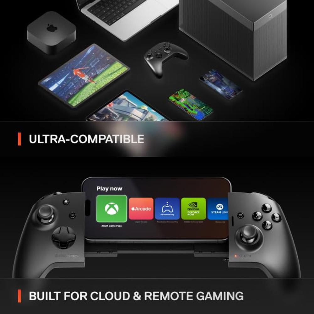 MANDO INALÁMBRICO NIMBUS CLOUD STEELSERIES | NEGRO - 6