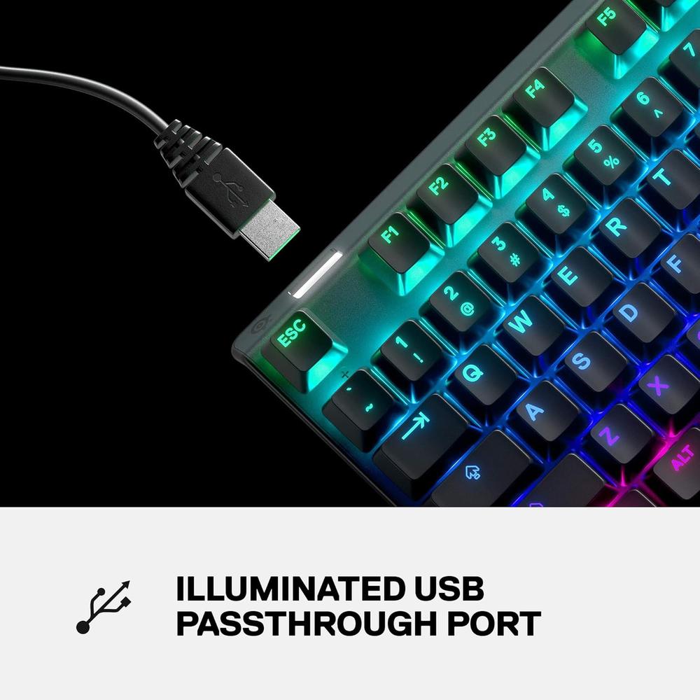 TECLADO ALÁMBRICO MECÁNICO APEX 7 STEELSERIES | SWITCH ROJO - 6