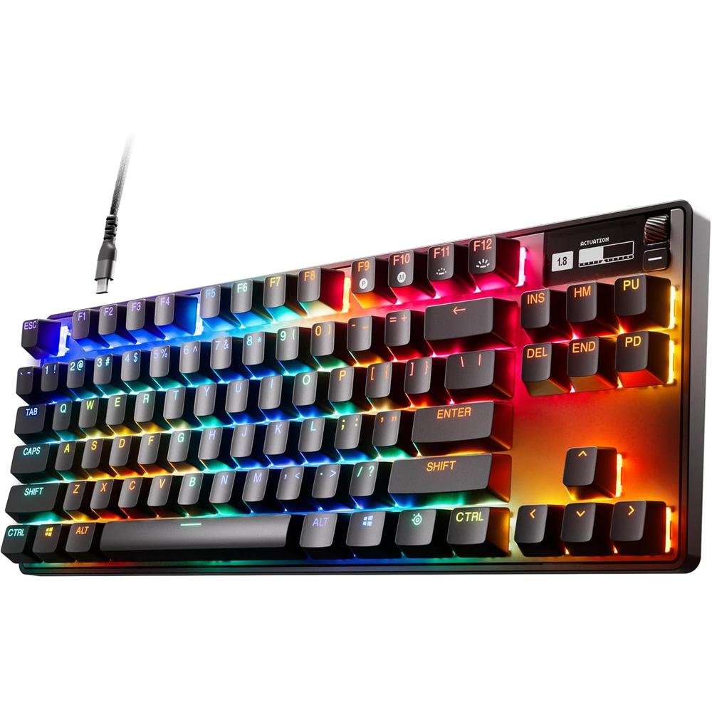 TECLADO ALÁMBRICO MECÁNICO APEX PRO TKL US STEELSERIES | RGB - 1