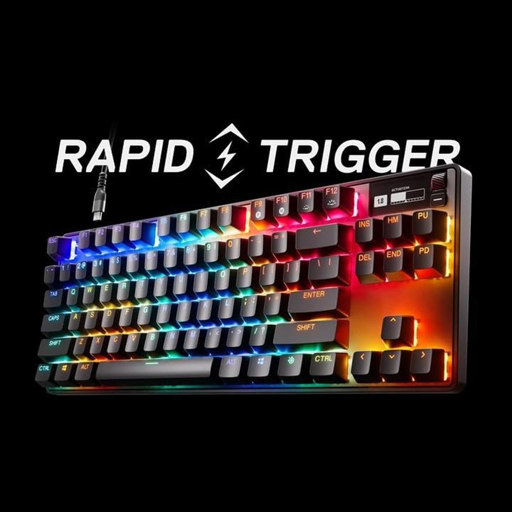 TECLADO ALÁMBRICO MECÁNICO APEX PRO TKL US STEELSERIES | RGB - 2