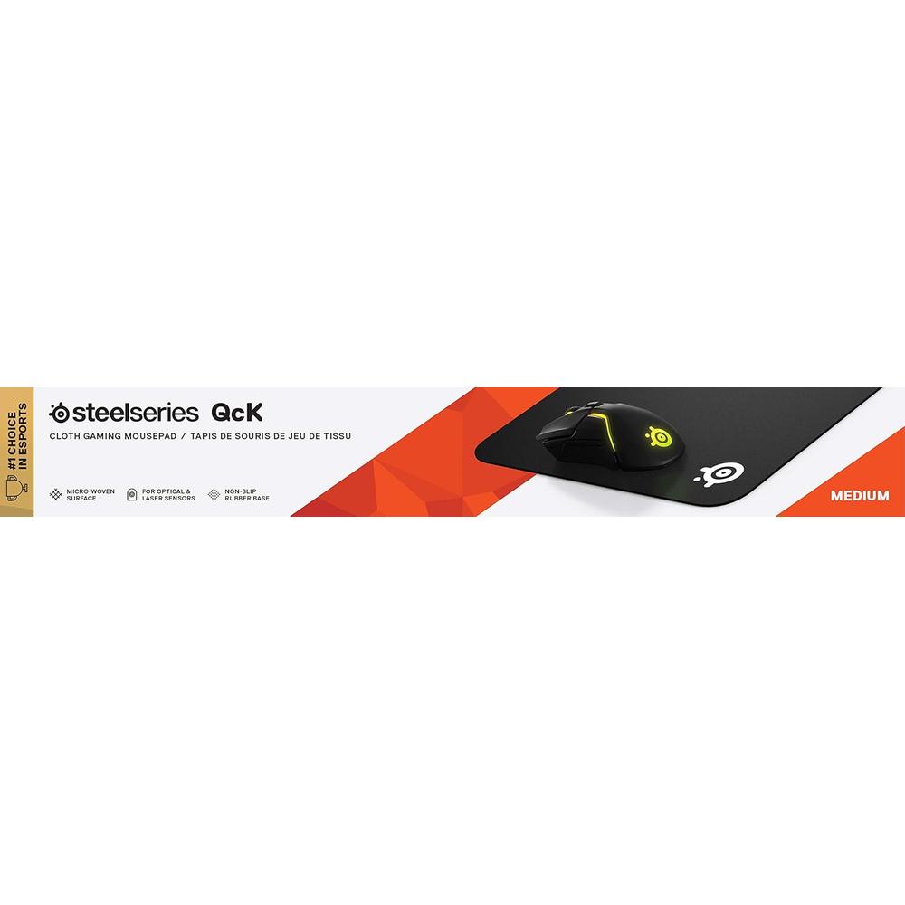 MOUSEPAD QCK MEDIUM HEAVY STEELSERIES | NEGRO - 5