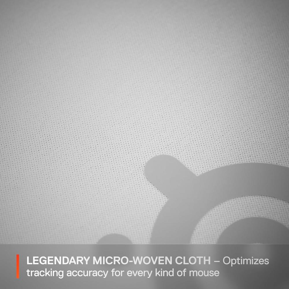 MOUSEPAD QCK MEDIUM CLASSIC STEELSERIES | BLANCO - 3