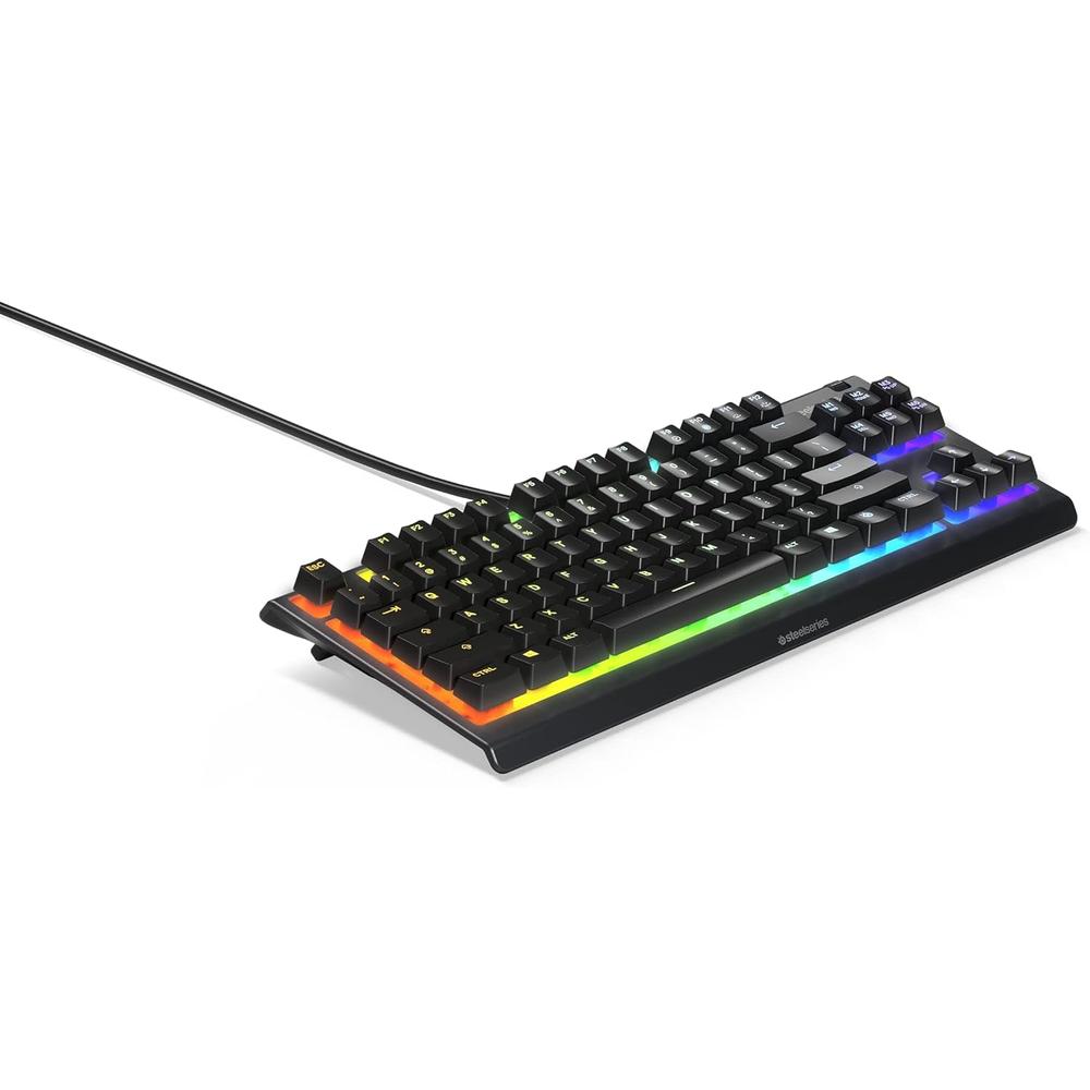 (REACONDICIONADO) TECLADO ALÁMBRICO APEX 3 TKL STEELSERIES | NEGRO - 1