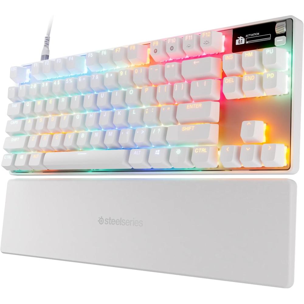 TECLADO ALÁMBRICO MECÁNICO APEX PRO TKL GEN 3 STEELSERIES | BLANCO - 1