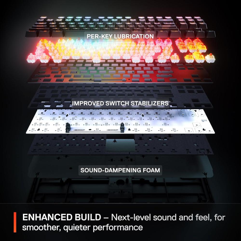 TECLADO ALÁMBRICO MECÁNICO APEX PRO TKL GEN 3 STEELSERIES | BLANCO - 6