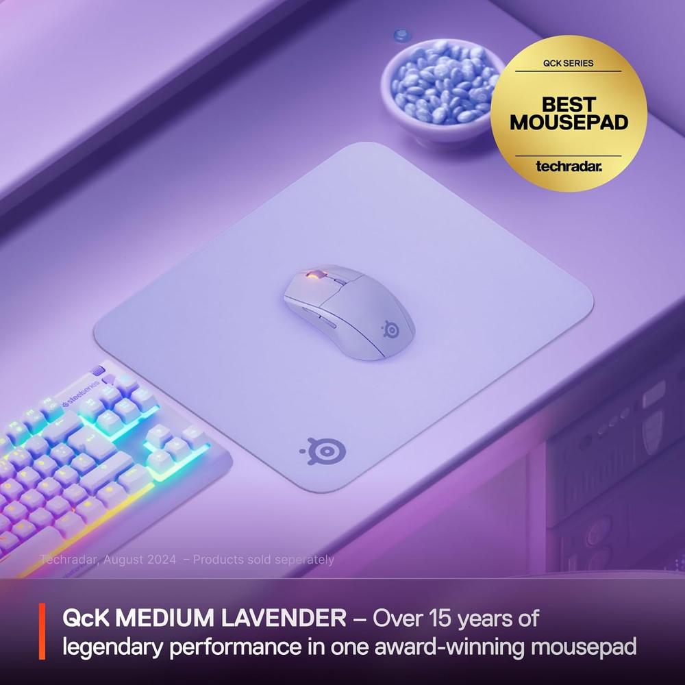 MOUSEPAD QCK MEDIUM CLASSIC STEELSERIES | LAVANDA - 2