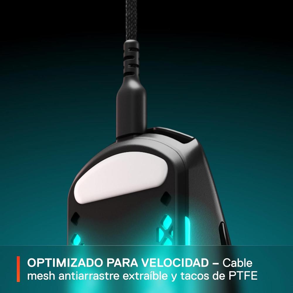 MOUSE ALÁMBRICO AEROX 3 STEELSERIES | ONYX - 6