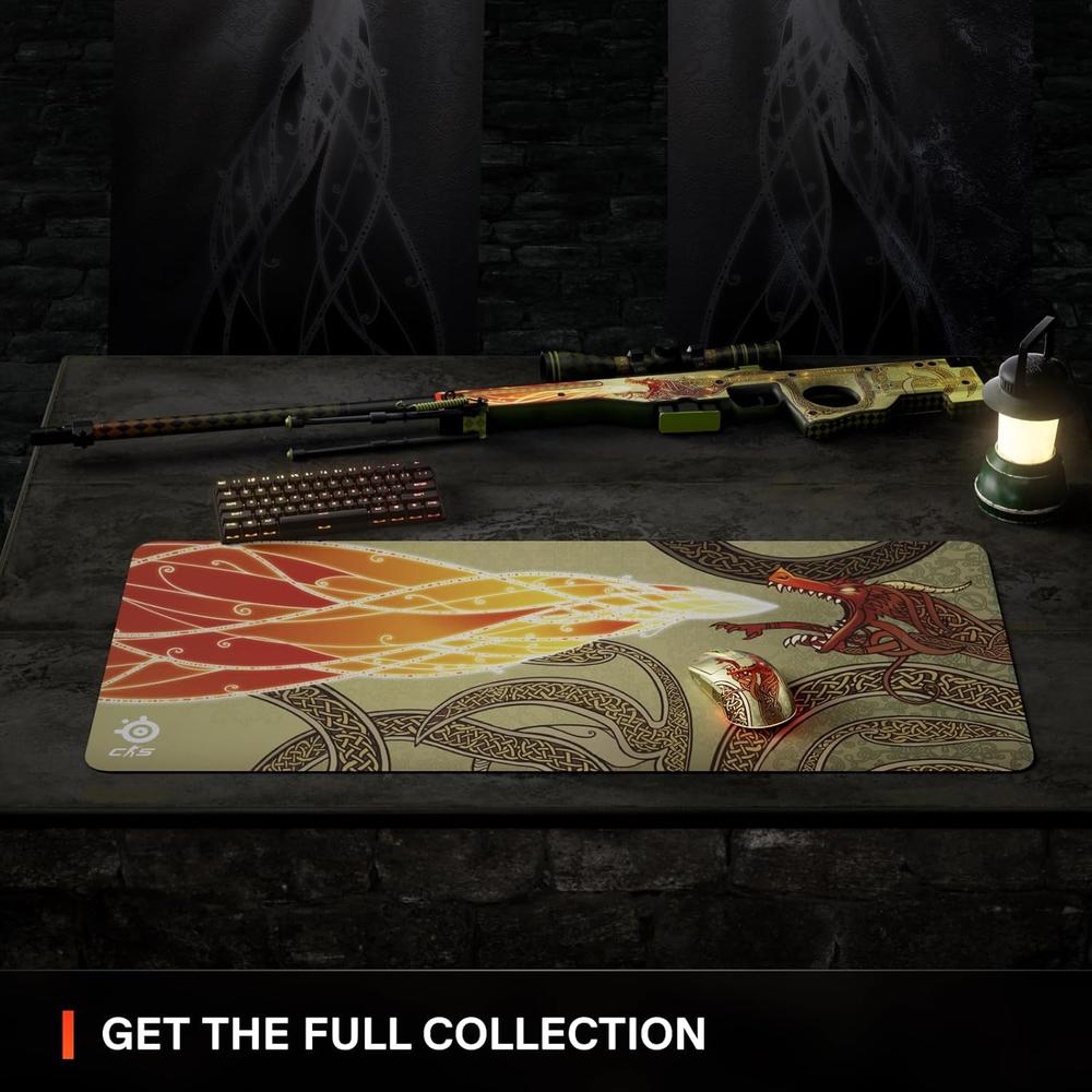 MOUSE INALÁMBRICO CS2 DRAGON LORE EDITION STEELSERIES | NEGRO - 6