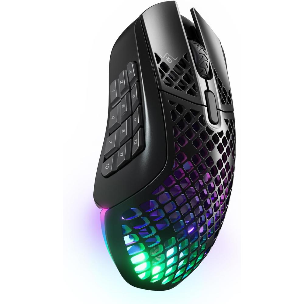 MOUSE INALÁMBRICO AEROX 9 STEELSERIES | NEGRO - 1