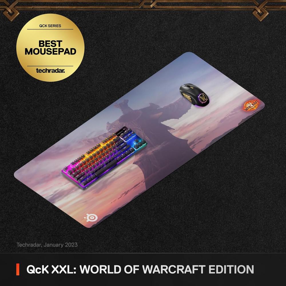 MOUSEPAD QCK XXL WORLD OF WARCRAFT EDITION STEELSERIES | NEGRO - 2