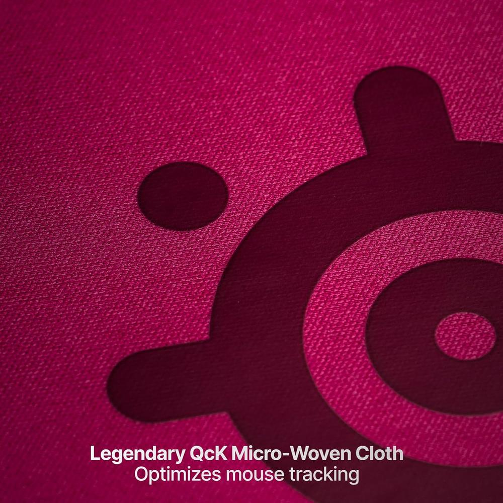 MOUSEPAD QCK LARGE HEAVY STEELSERIES | MAGENTA - 3