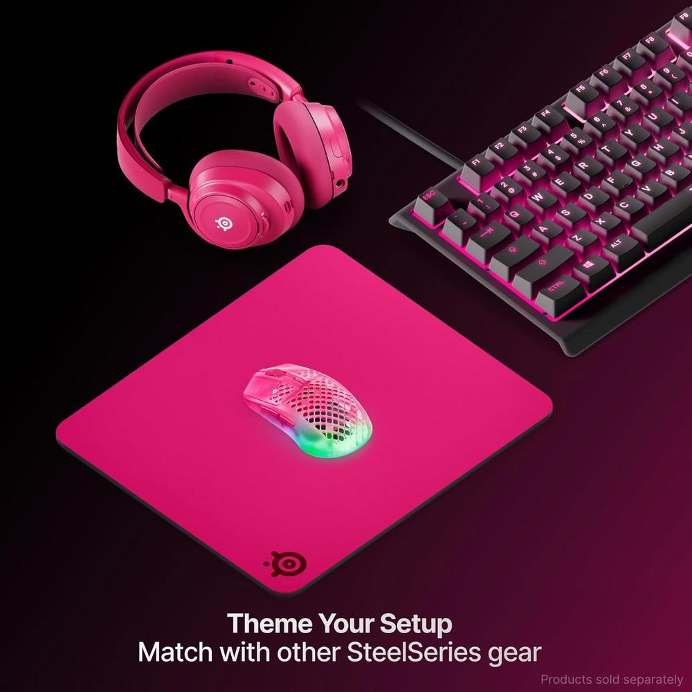 MOUSEPAD QCK LARGE HEAVY STEELSERIES | MAGENTA - 6